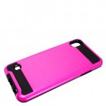 Wholesale LG Tribute HD, X Style, Volt 3, LS676 Armor Hybrid Case (Hot Pink)